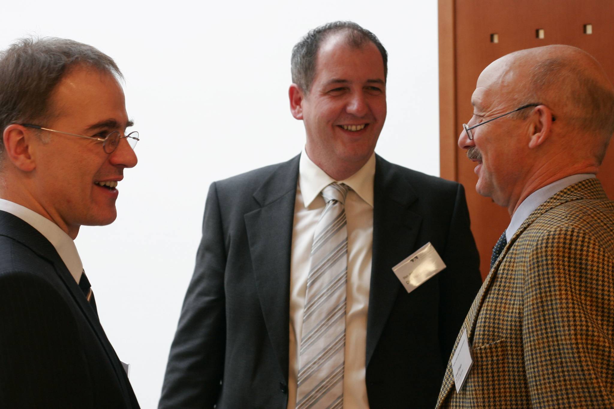 Geschäftsleute bei Unterhaltung