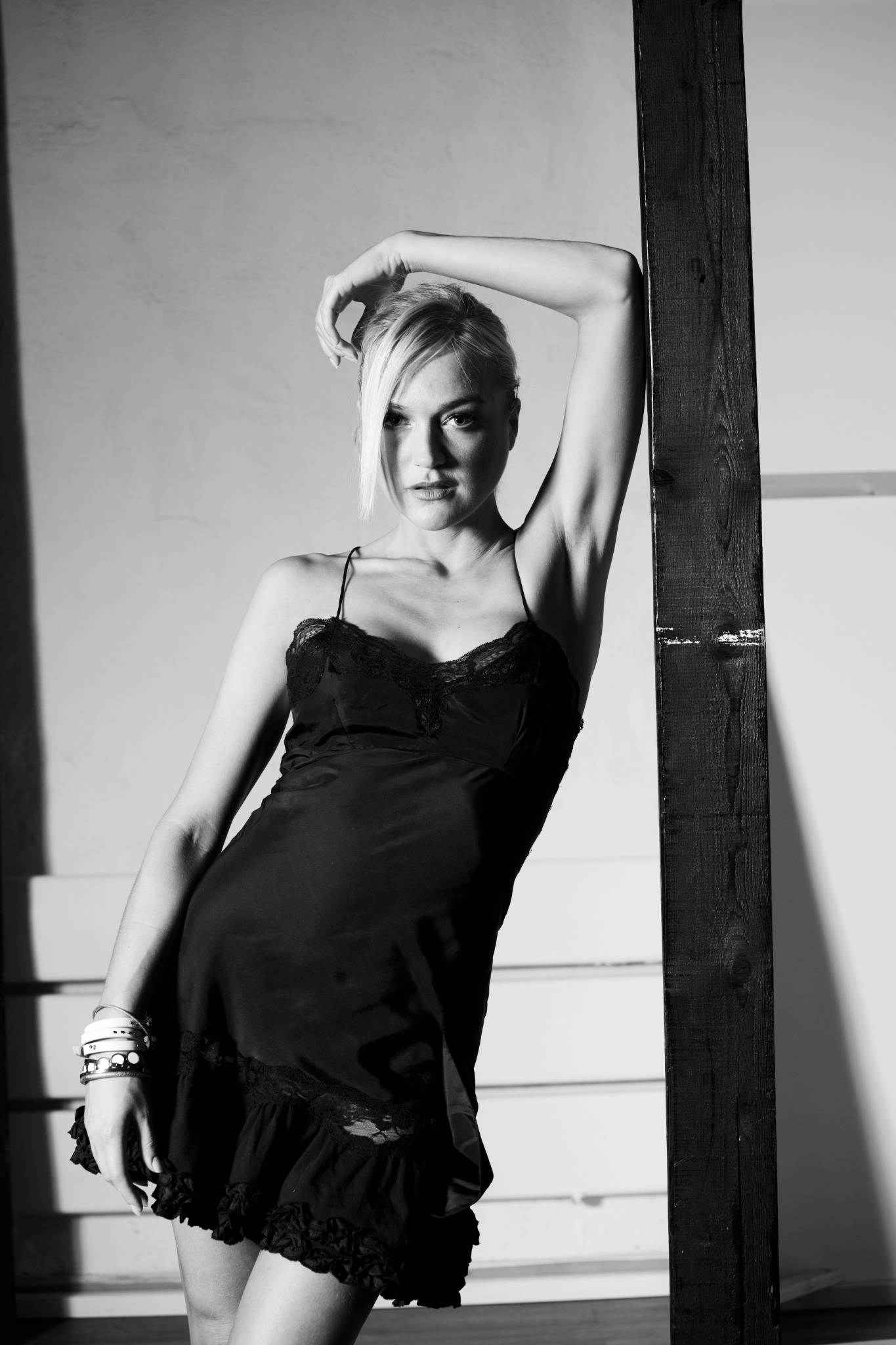 Model im Negligé
